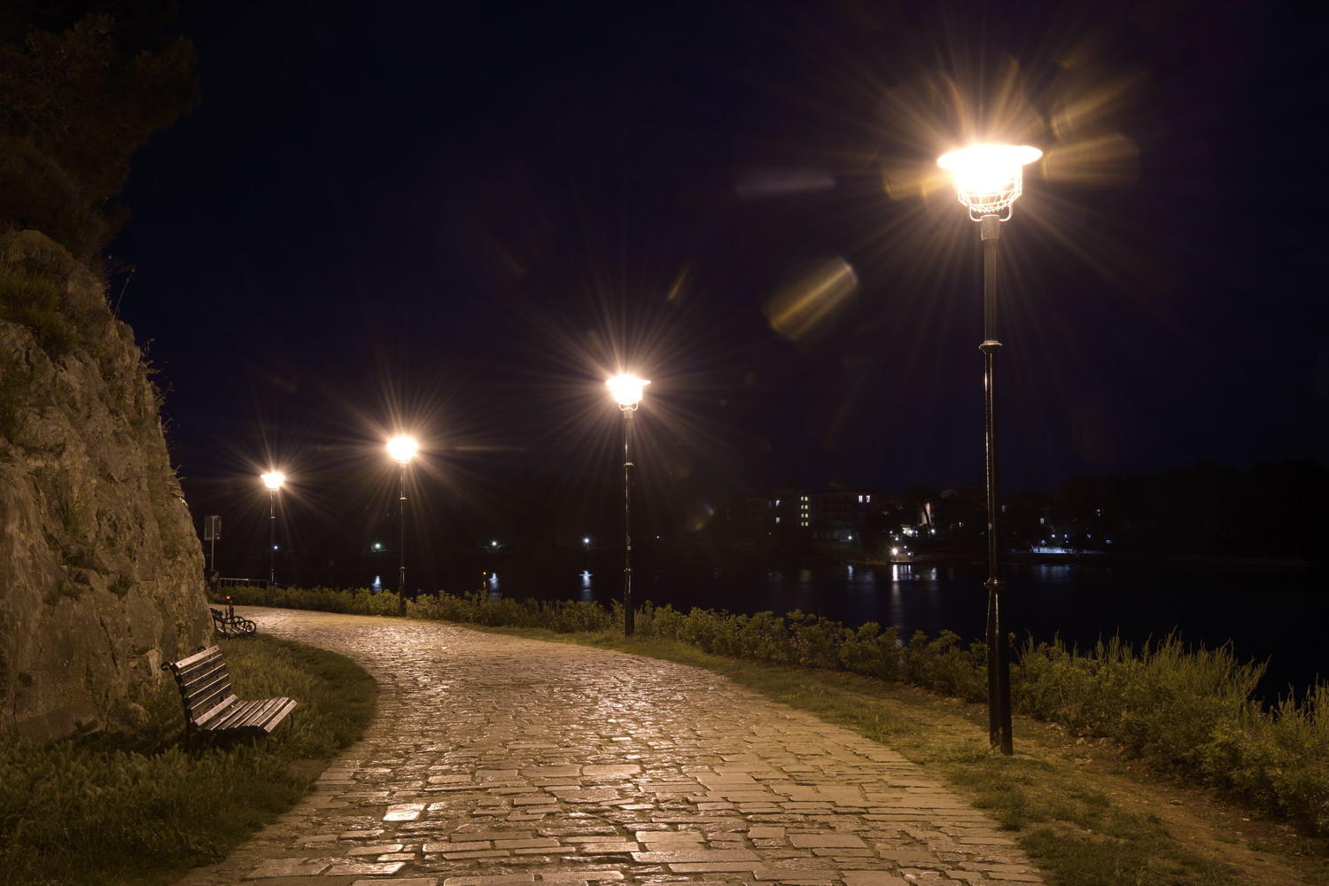 DSC_5127_1A1 - Nighttime Promenade (Rovinj)