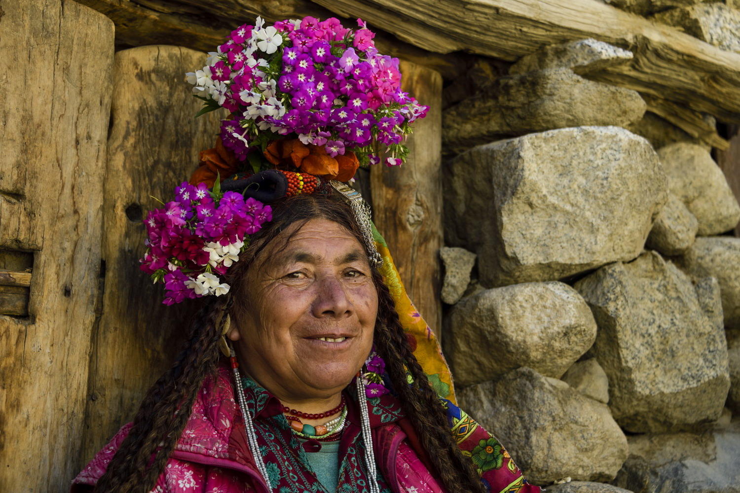 DSC_3122_1A1 - Flowers in Her Hair (Dah Village)