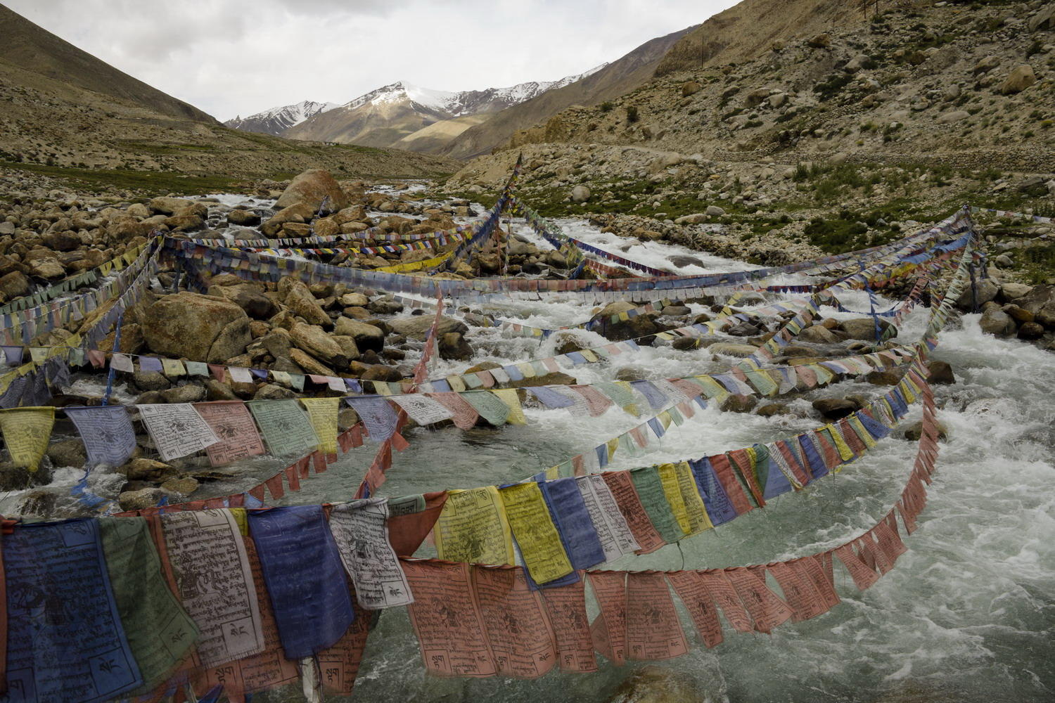 DSC_5684_1A1 - Prayer Flags Over the Nubra River