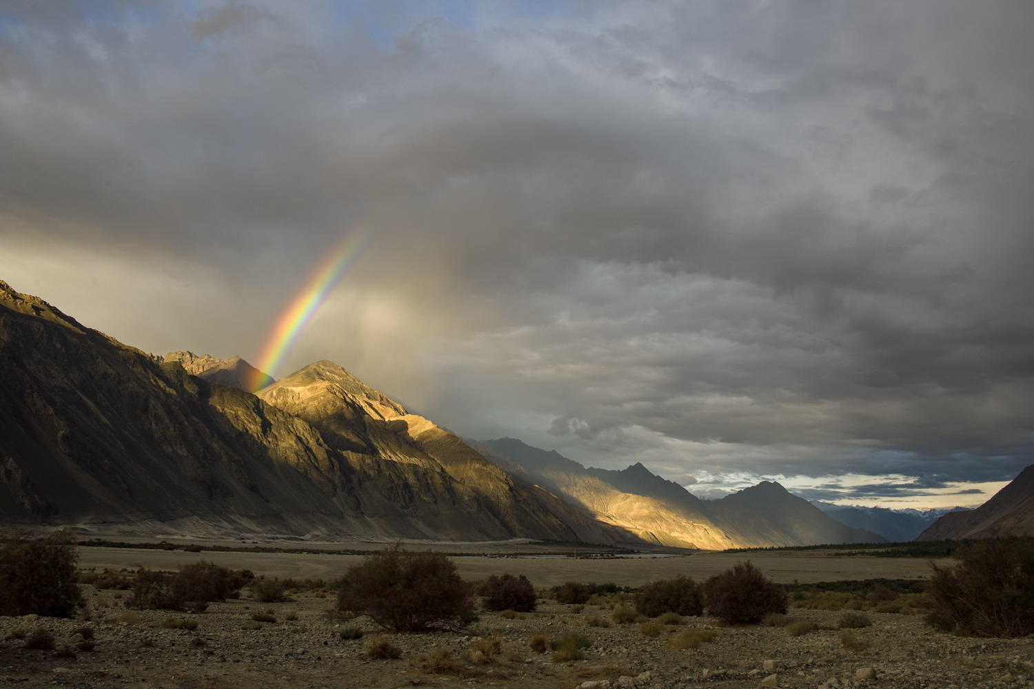 DSC_8190_1A2 - Rainbow Over the Nubra Valley