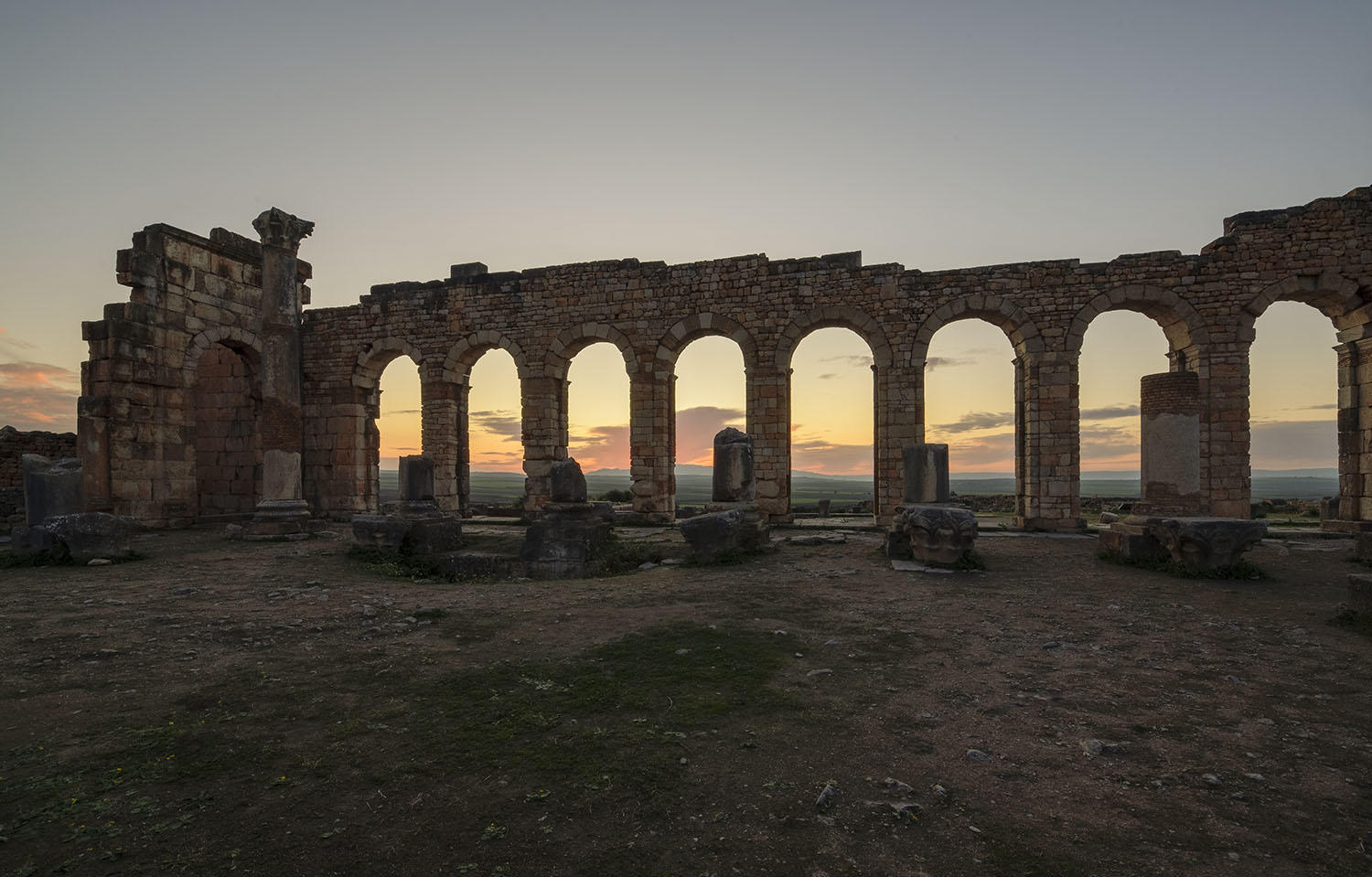 DSC_8851_1A2 - Interior of the Basilica (Volubilis)