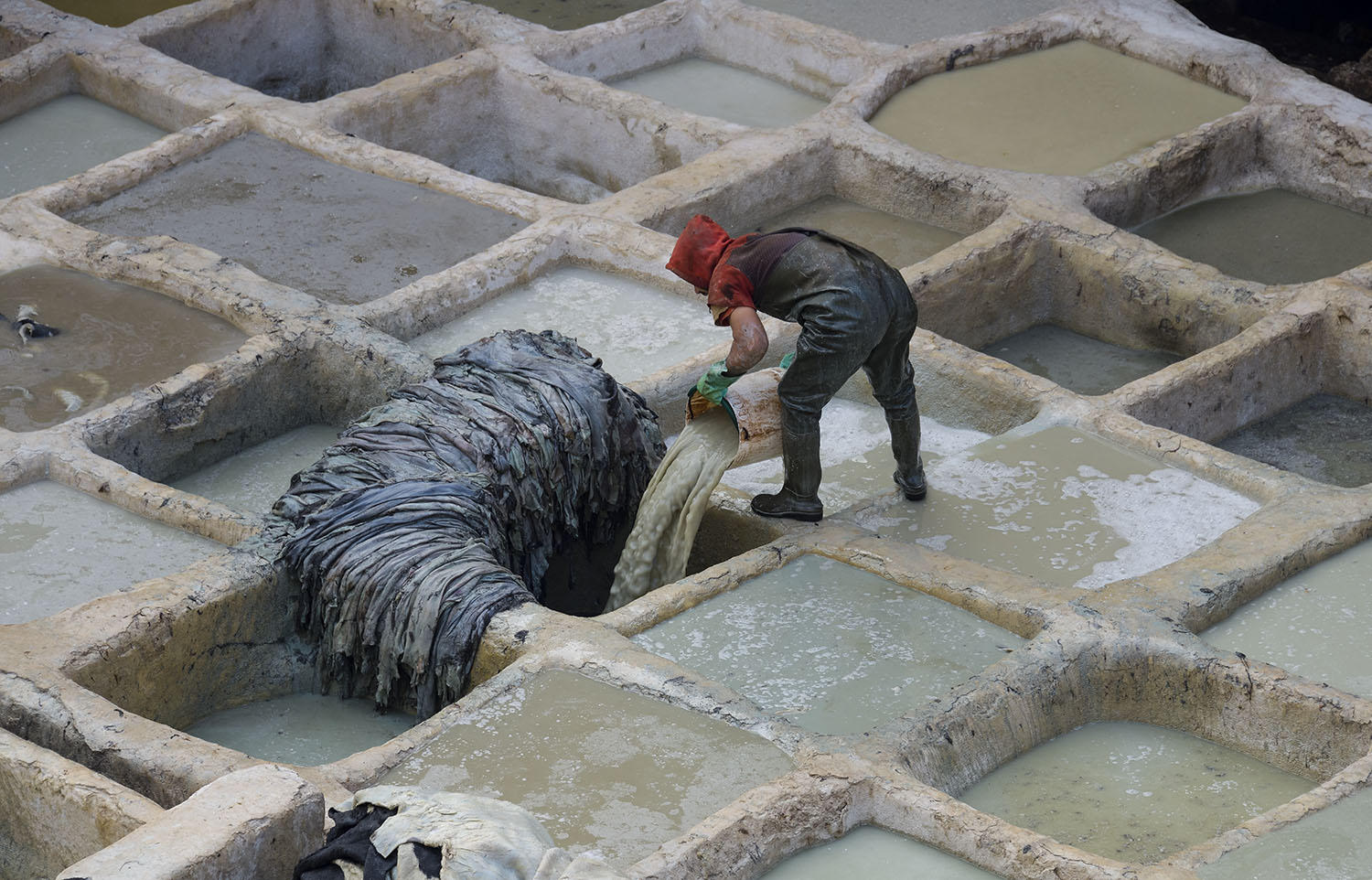 DSC_9248_1A1 - Chouara Tannery Worker (Fes)