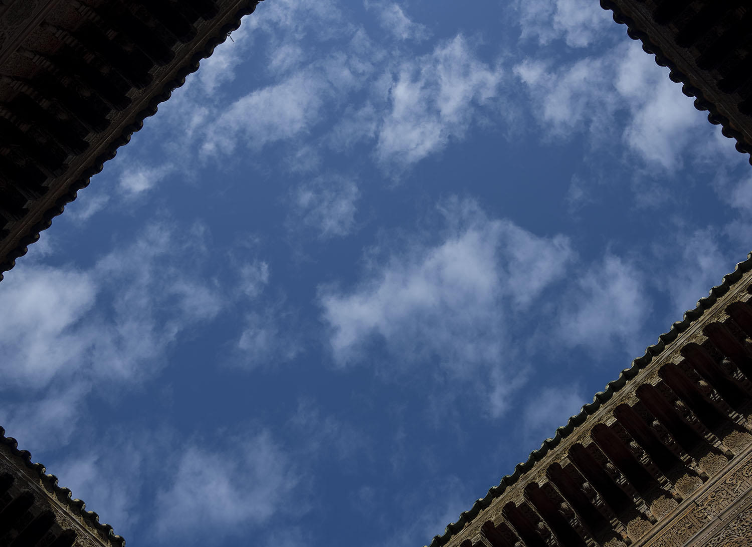 DSC_9549_1A1 - Looking Skyward (Al Attarine Madrasa - Fes)