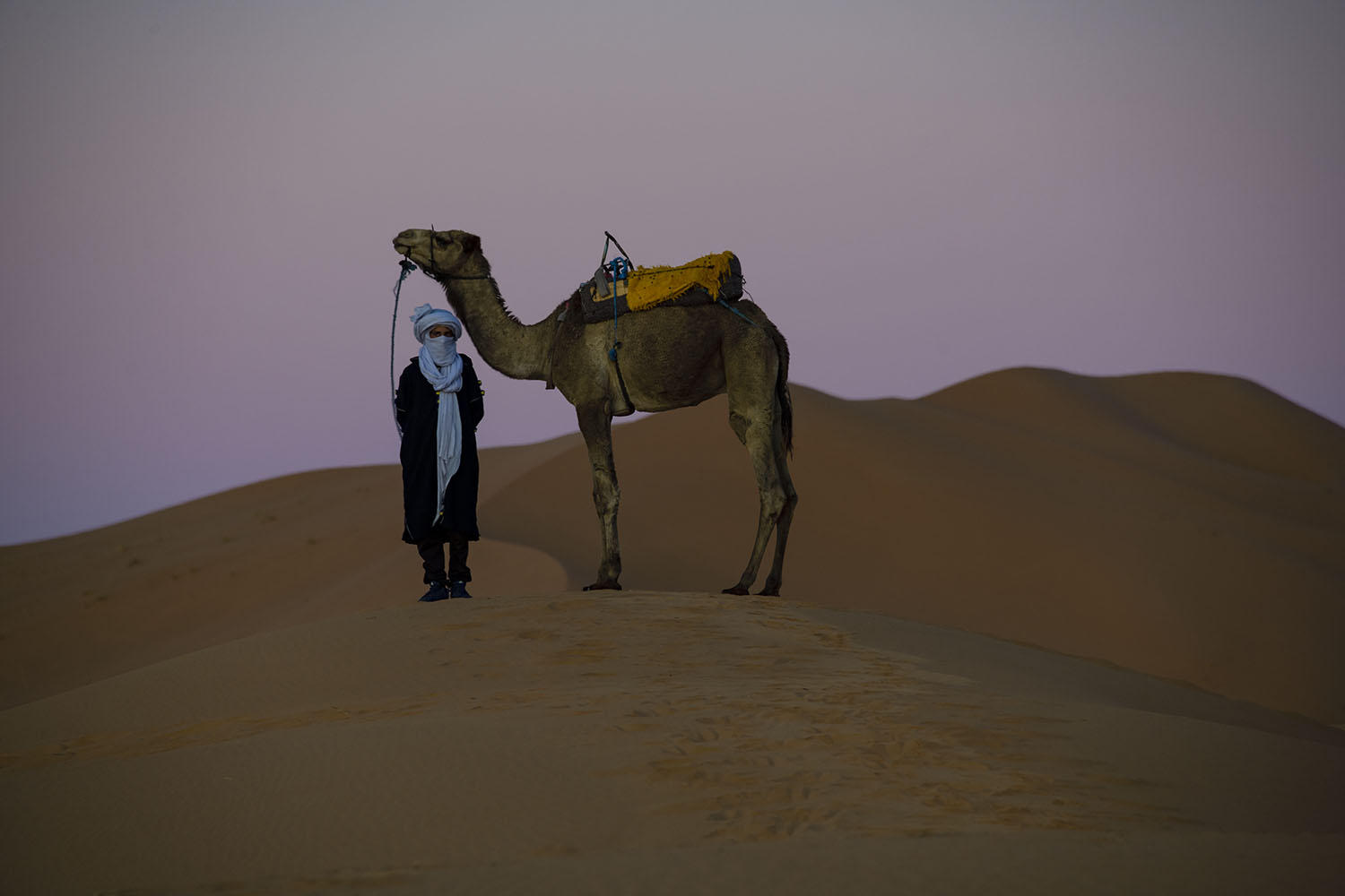 DSC_11025_1A2 - Morning on the Dunes (Erg Chebbi)