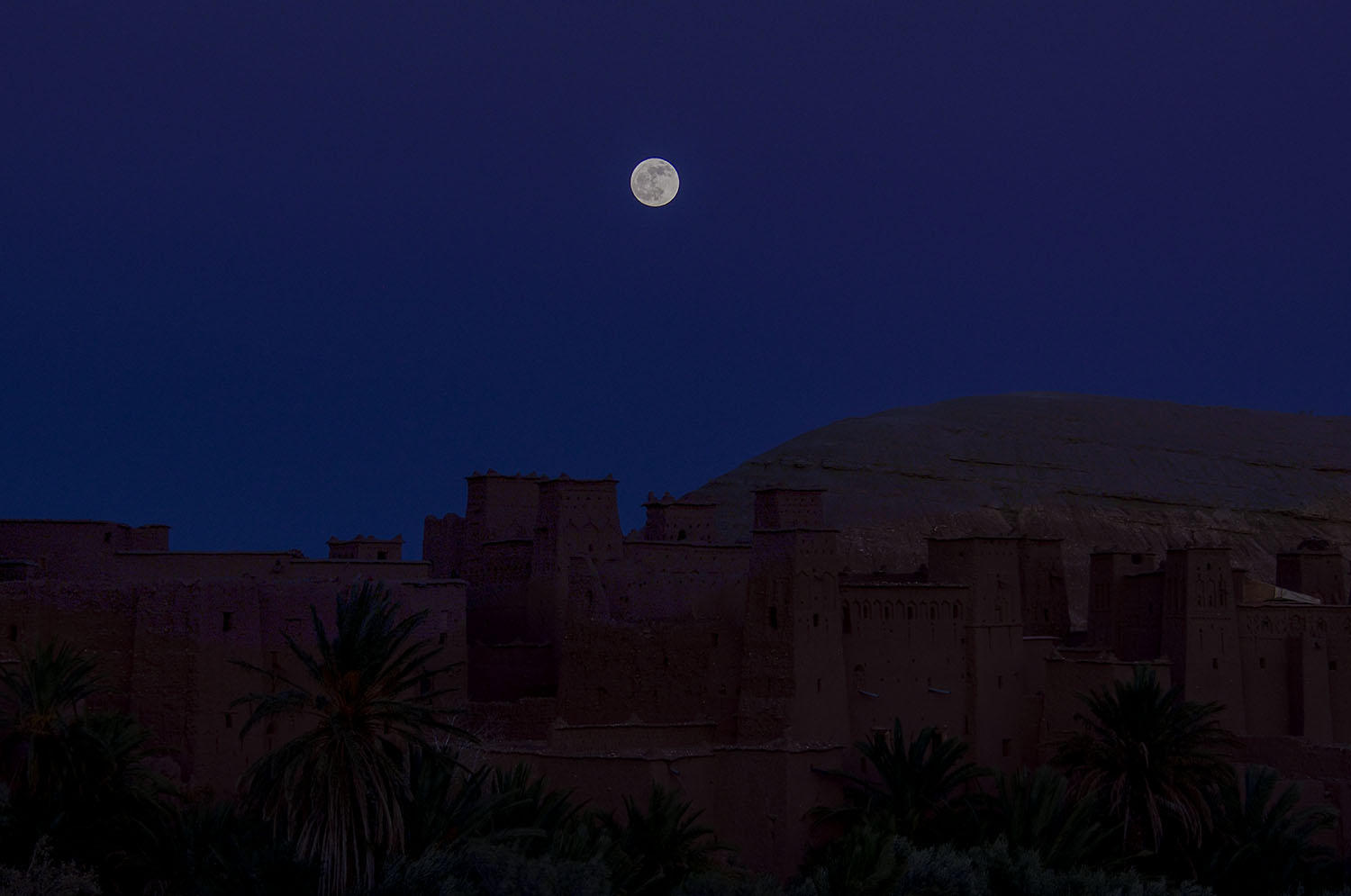 DSC_12378_1A-HDR2 - Moonrise (Ait Benhaddou)